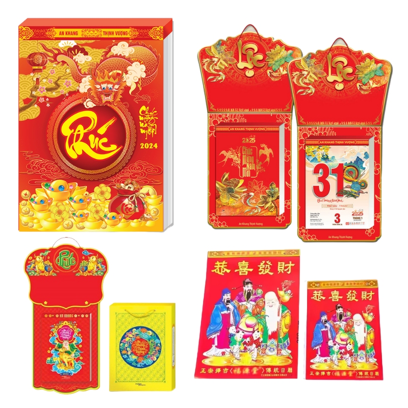 Xưởng in lịch Tết 2026 giá rẻ, mẫu mã đẹp, sang trọng. Nhận in lịch bloc, lịch để bàn, lịch treo tường theo yêu cầu, giá tốt cho doanh nghiệp.