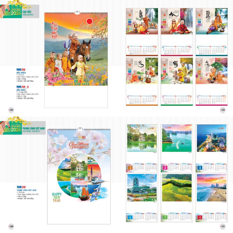 in lich treo tuong so luong it lay ngay