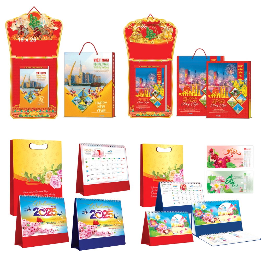 mau lich tet gia re cho doanh nghiep