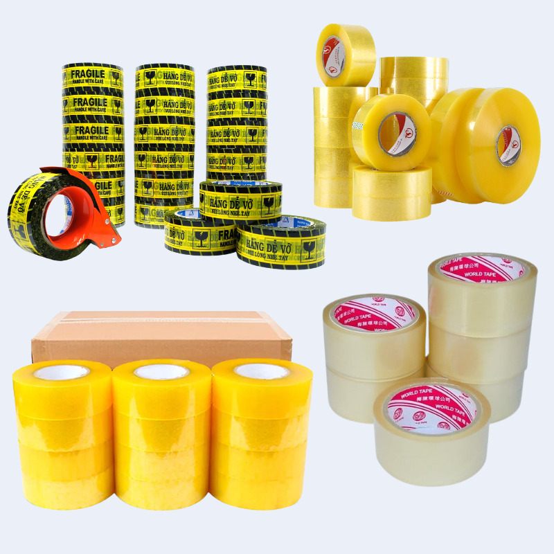 Băng keo dán thùng carton là giải pháp đóng gói tối ưu với lớp keo Acrylic siêu dính, giúp bảo quản hàng hóa an toàn tuyệt đối khi vận chuyển logistics. Bài viết này cung cấp báo giá sỉ tận xưởng các loại băng keo trong, đục đủ quy cách từ 100 yard đến hàng ký, đáp ứng mọi nhu cầu đại lý.