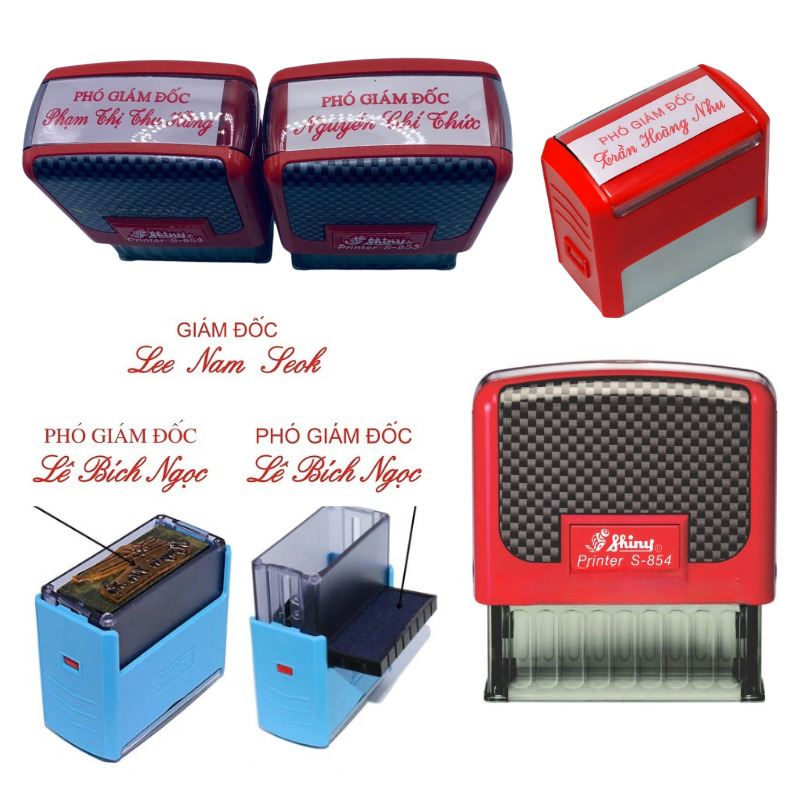 Dịch vụ khắc dấu chức danh phó giám đốc lấy liền, giao hàng tận nơi giúp bạn sở hữu mẫu dấu sắc nét và chuẩn font quy định...