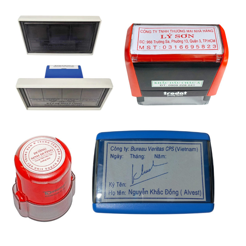 Làm con dấu nhanh theo yêu cầu 3 Dịch vụ làm con dấu nhanh theo yêu cầu, lấy liền trong ngày, chất lượng rõ nét, bền màu, hỗ trợ thiết kế miễn phí và giao tận nơi toàn quốc.