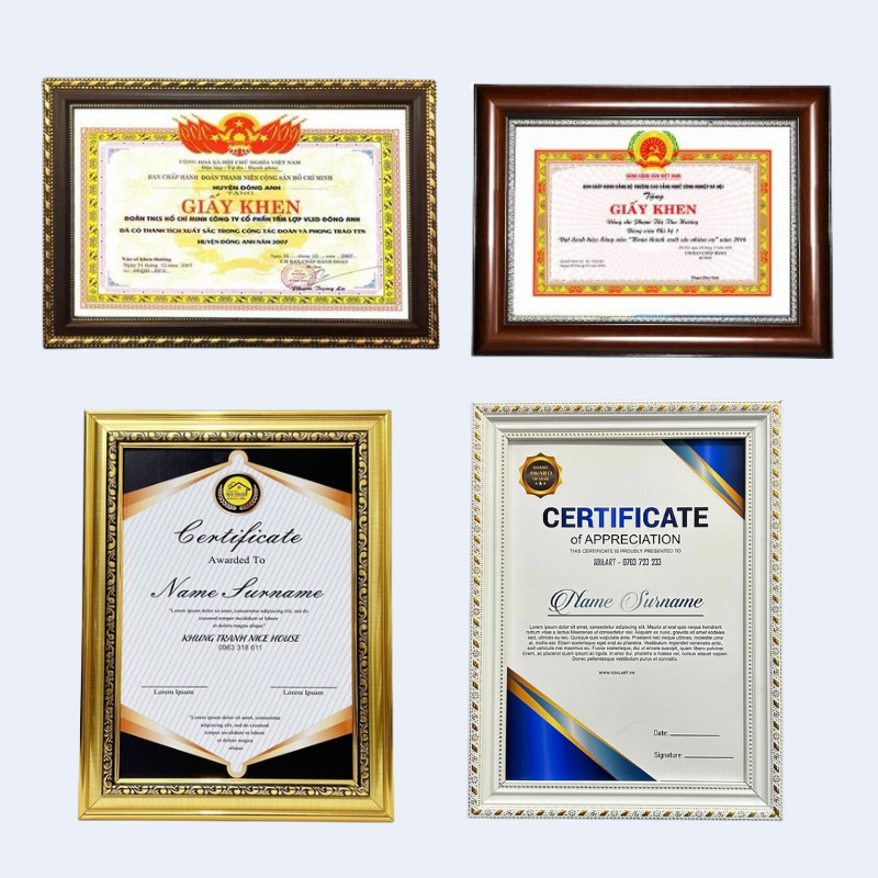 khung bang khen a4 cao cap