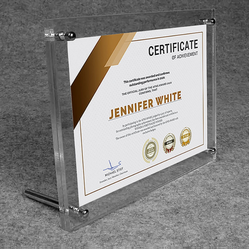 khung bang khen a4 mat kinh