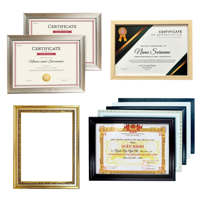 khung bang khen a4 sang trong