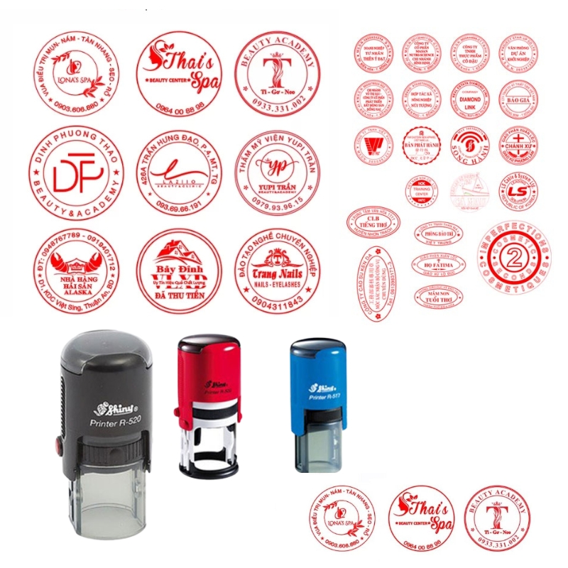 lam con dau logo cong ty gia re