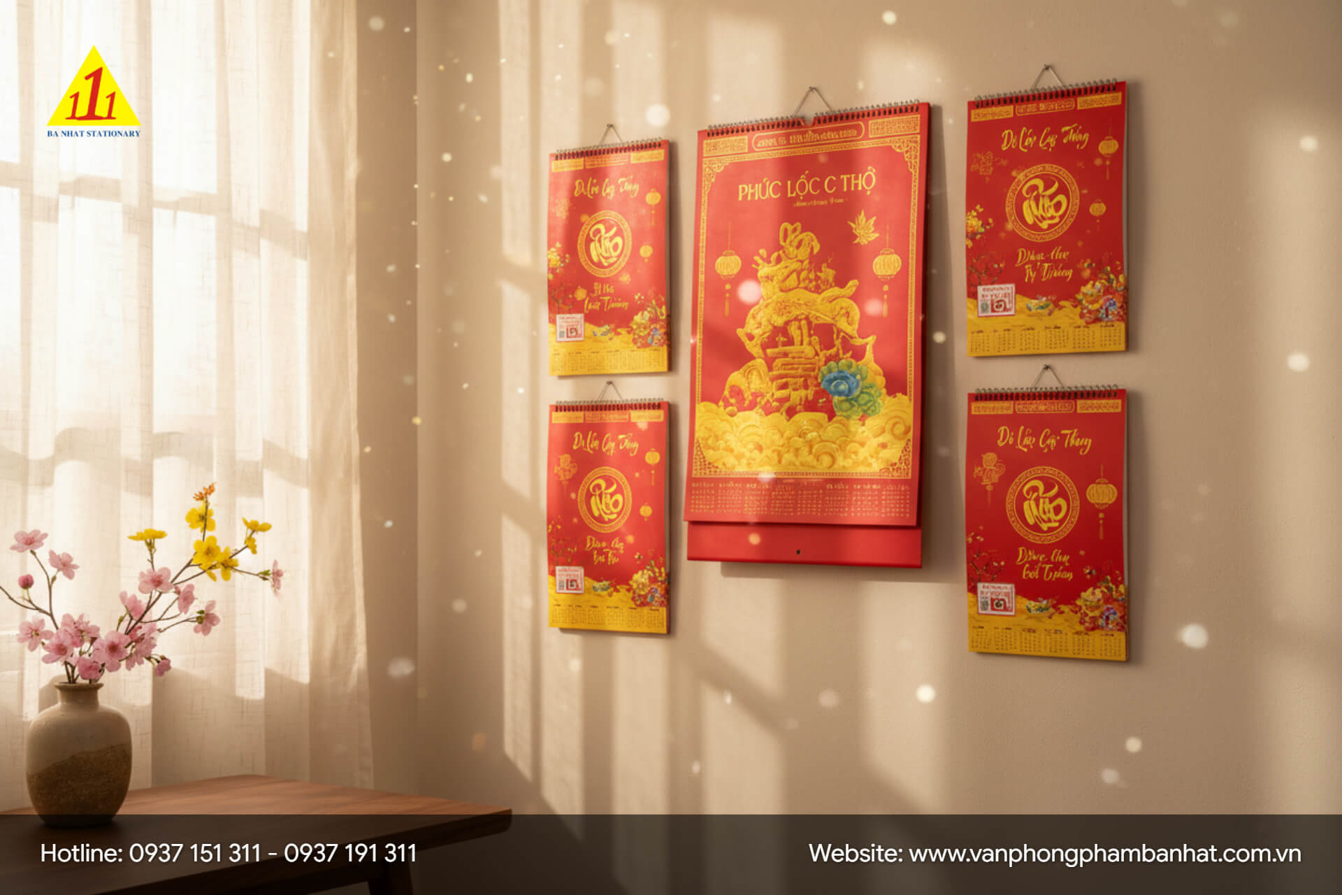 mau lich treo tuong ba nhat