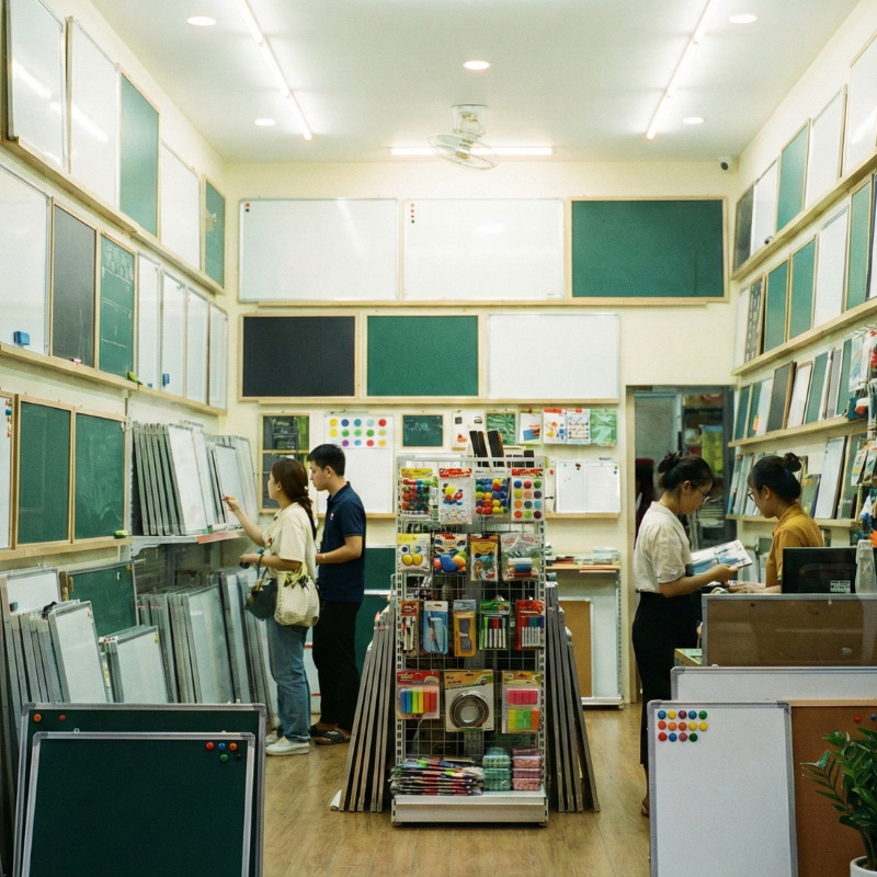 Chuyên cung cấp bảng từ giá rẻ, mặt bảng Hàn Quốc chống lóa, viết êm, dễ xóa. Đa dạng kích thước cho văn phòng, trường học. Ưu đãi giảm giá 30% hôm nay!