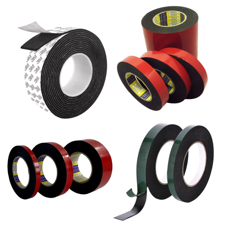 Băng keo 2 mặt đen cường lực siêu dính, chống nước và chịu nhiệt cực tốt. Giải pháp dán chắc chắn cho xe hơi, điện thoại và gia dụng. Mua ngay giá tốt!