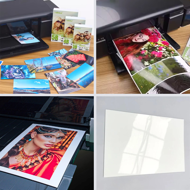 giay in anh 1 mat a4 giay phu bong