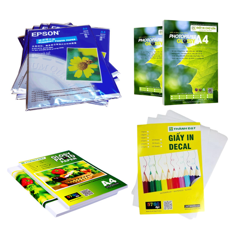 giay in anh in hinh gia dinh sac net