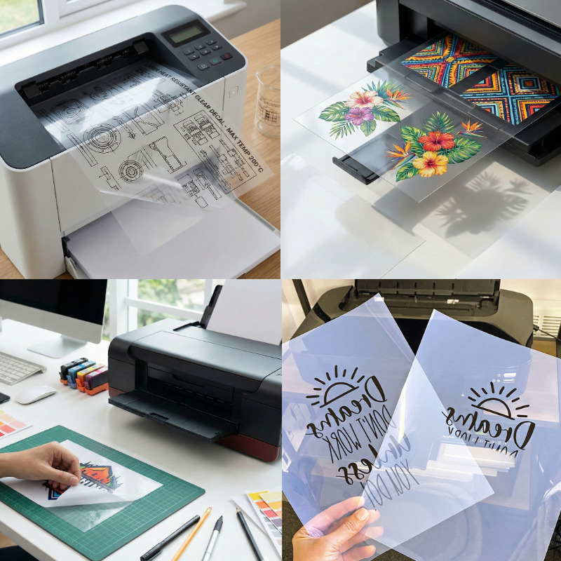 Khám phá cách sử dụng giấy in ảnh trong suốt hiệu quả nhất. Hướng dẫn chi tiết kỹ thuật in decal trong sắc nét, bền màu, không lem và ứng dụng độc đáo.