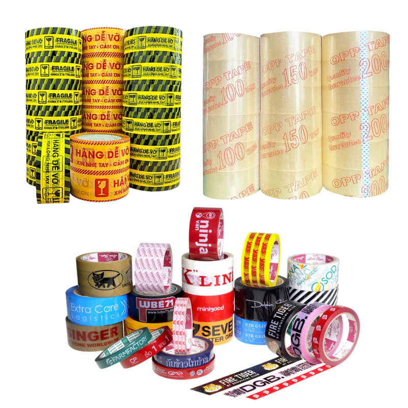 Băng keo đóng hàng giá sỉ tận xưởng rẻ nhất, độ dính cao, siêu dai, không đứt. Cung cấp băng keo trong, đục các loại. Giao hàng nhanh, chiết khấu cao.