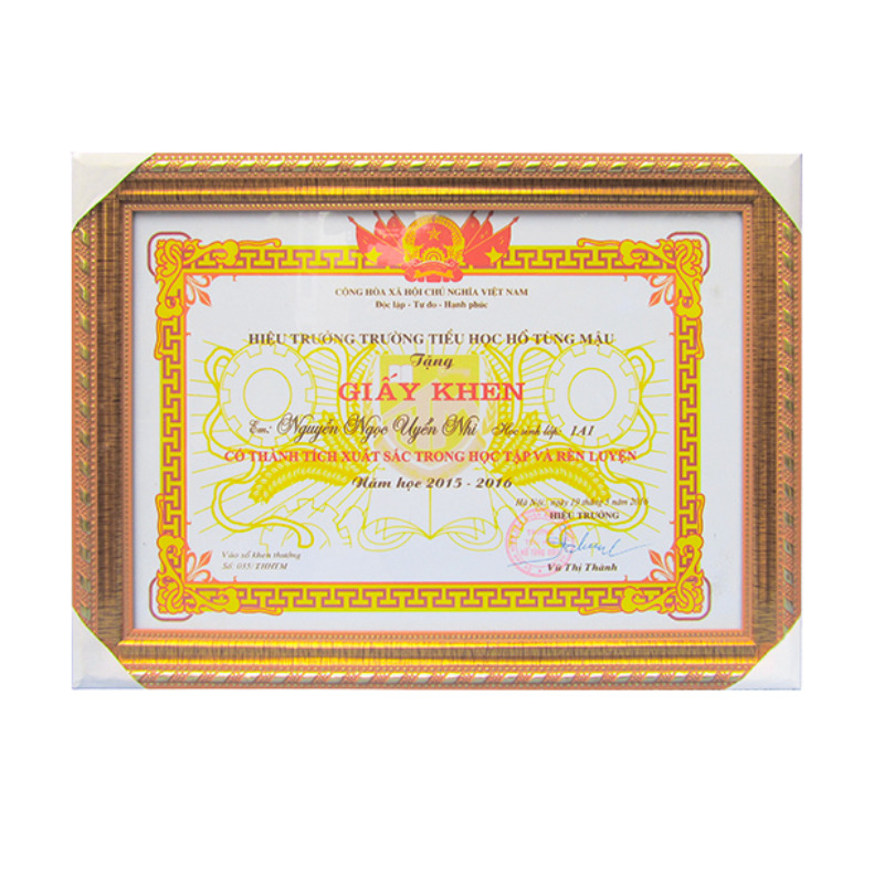 khung bang khen a4 gia tot cho du an doanh nghiep