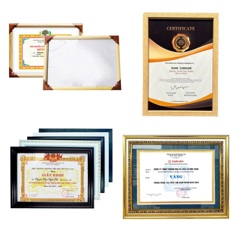 khung bang khen a4 van phong