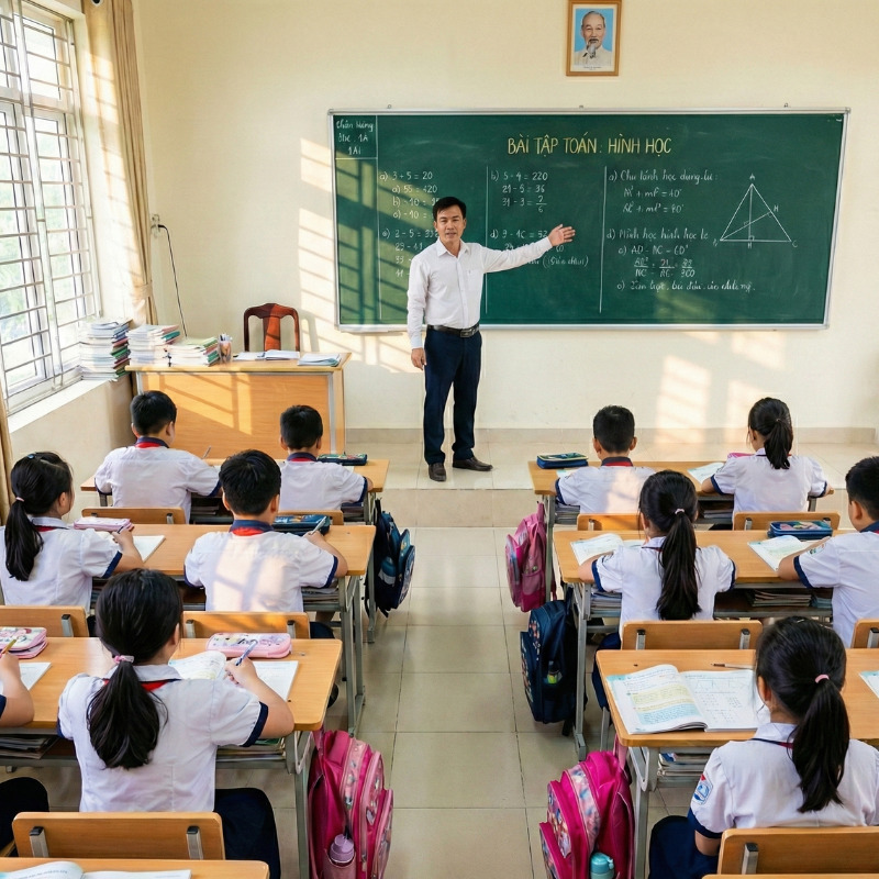 bang tu chong loa cho lop hoc treo tuong