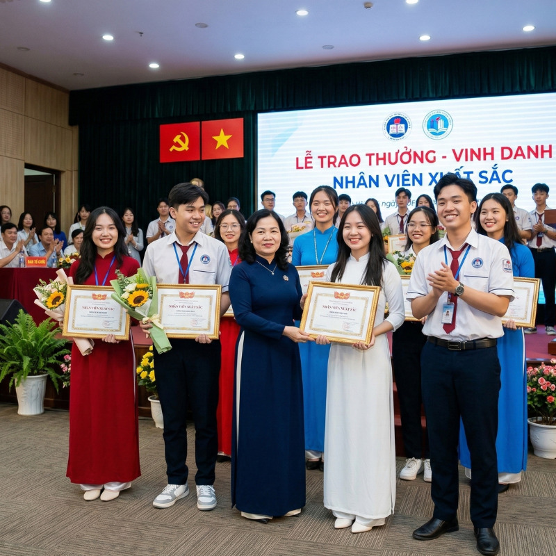 khung bang khen go cao cap sang trong