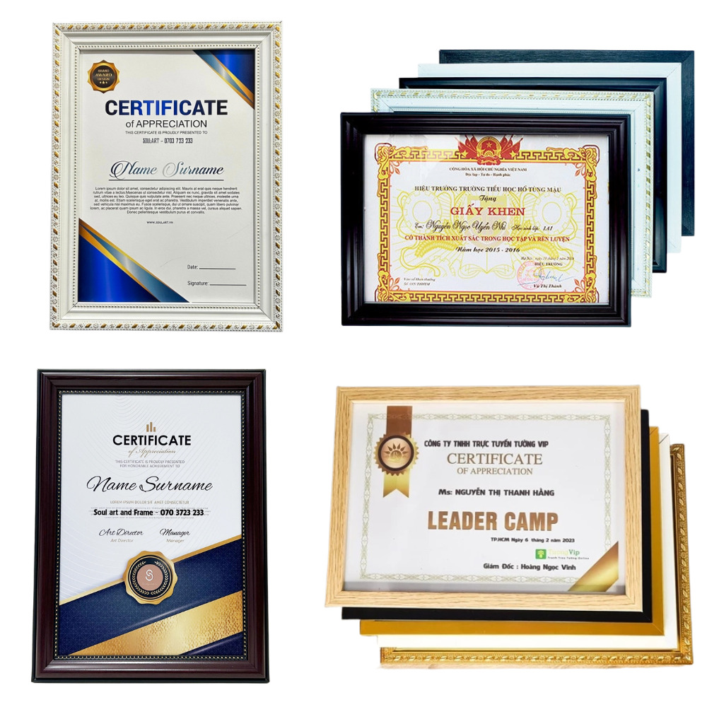 Tìm nguồn hàng khung bằng khen đa dạng, giá sỉ ổn định, mẫu đẹp, chất lượng cao, phù hợp kinh doanh và sử dụng lâu dài.