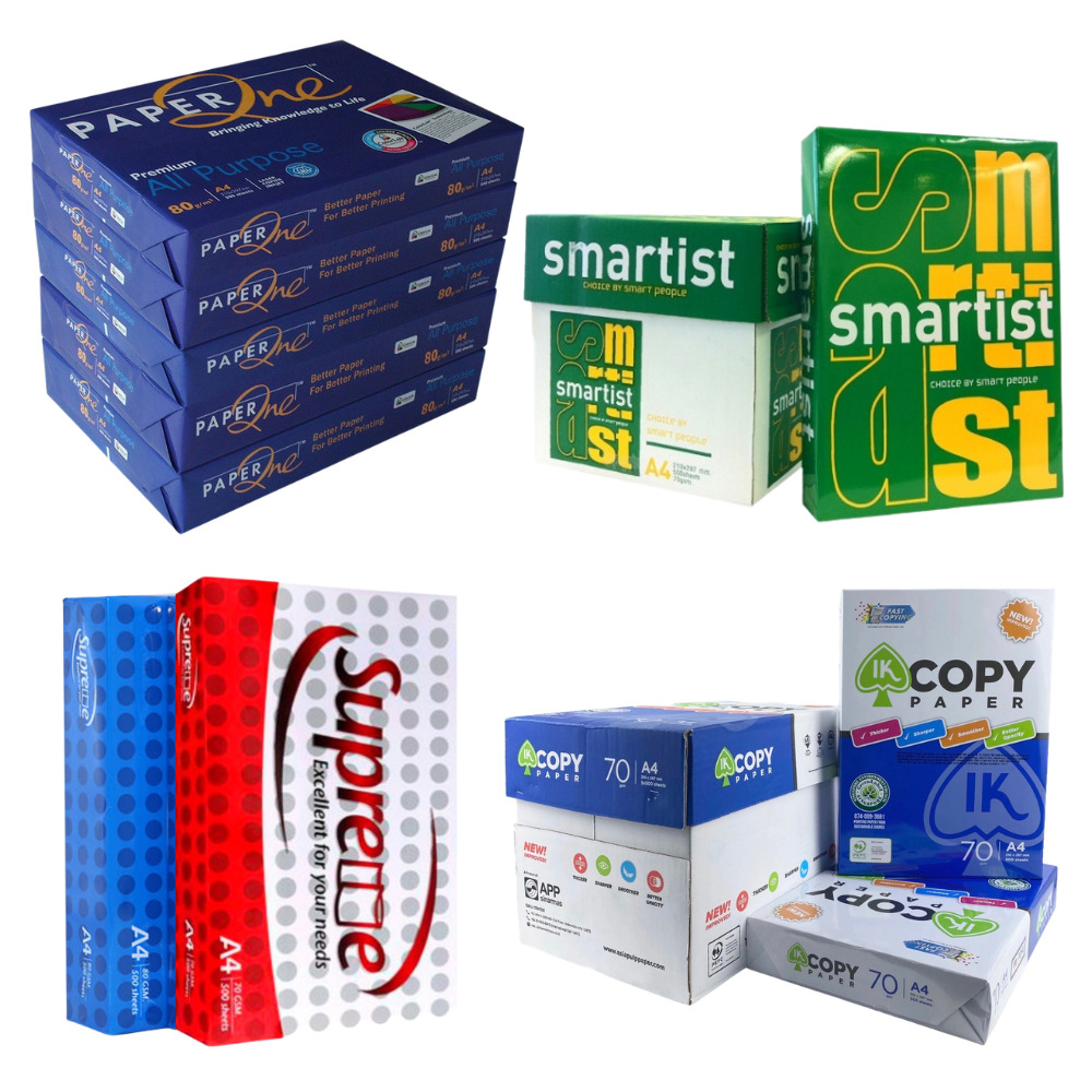 Ram giấy A4 500 tờ tiêu chuẩn, đóng gói chắc chắn, tiện lợi cho nhu cầu in ấn hằng ngày.