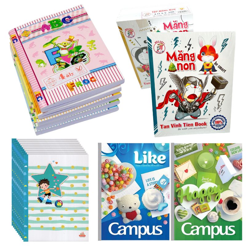Khám phá bộ sưu tập vở học sinh đẹp nhất 2026 với thiết kế bắt mắt, giấy chống lóa bảo vệ mắt. Xem ngay để chọn mẫu vở ưng ý cho năm học mới!