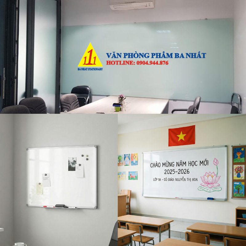 Nếu bạn đang tìm một giải pháp ghi chú, trình bày ý tưởng hoặc hỗ trợ giảng dạy hiệu quả thì bảng từ treo tường là lựa chọn rất đáng cân nhắc trong năm 2026. Sản phẩm này không chỉ giúp tối ưu không gian mà còn mang lại trải nghiệm viết, xóa và quản lý thông tin thuận tiện hơn nhiều so với các dòng bảng truyền thống.